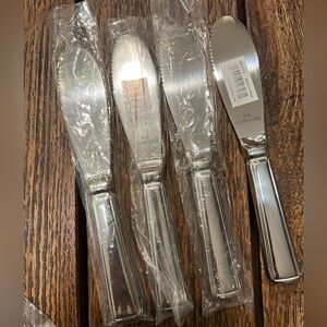 Set of 4 Endurance 18/8 Stainless Steel Sandwich Spreaders | Brand New